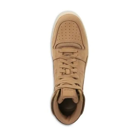 VINCE. Womens Brown Logo Mason Round Toe Platform Leather Sneakers Shoes 13 M