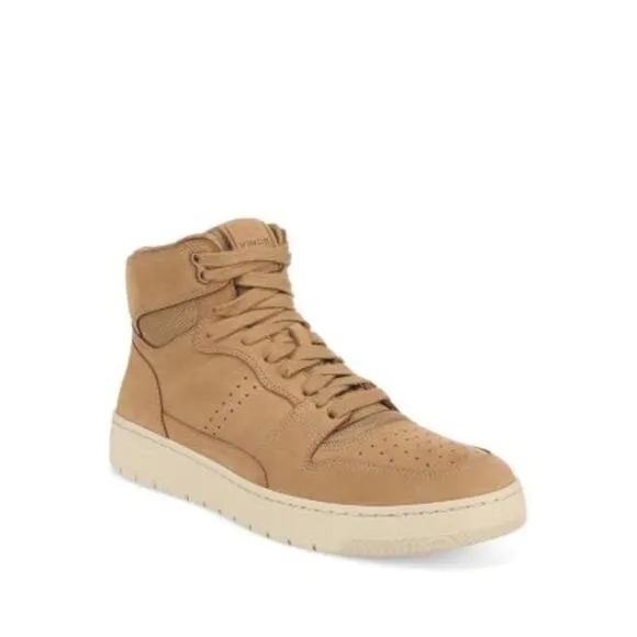 VINCE. Womens Brown Logo Mason Round Toe Platform Leather Sneakers Shoes 13 M
