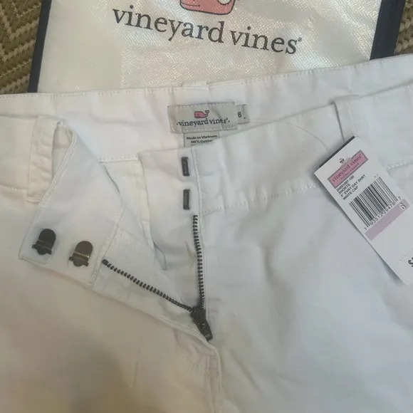 Vineyard Vines NWT Bundle Everyday Shorts 5” in White Cap 98% Cotton /Spandex