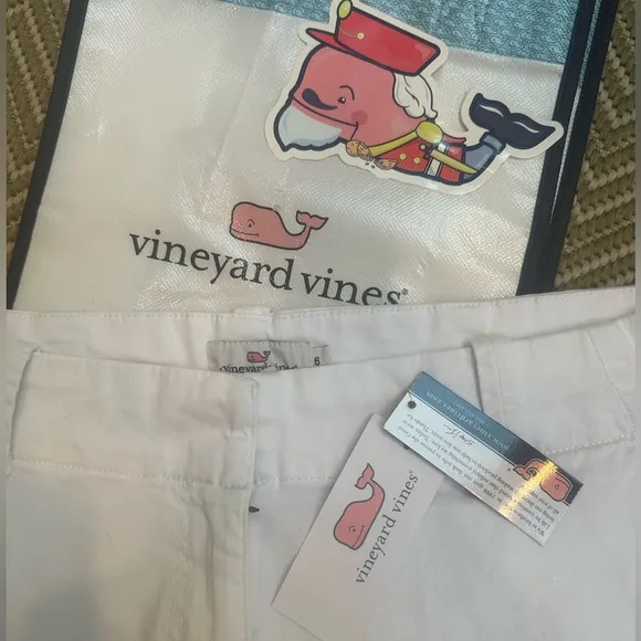 Vineyard Vines NWT Bundle Everyday Shorts 5” in White Cap 98% Cotton /Spandex