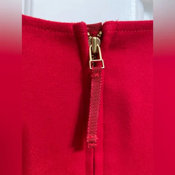 Vineyard Vines Red Ruffle Flutter Sleeve Mini Dress NWT