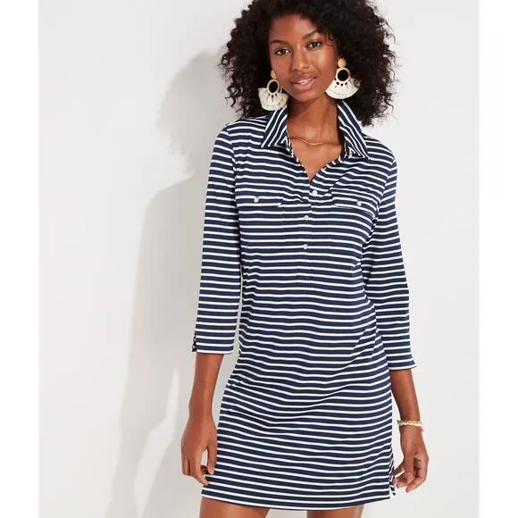Vineyard Vines Striped Lightweight Sankaty Margo Shirt Dress Size XS