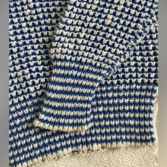 Vintage 1990s Boat House Row Fisherman Chunky Knit Crewneck Sweater 100% Cotton