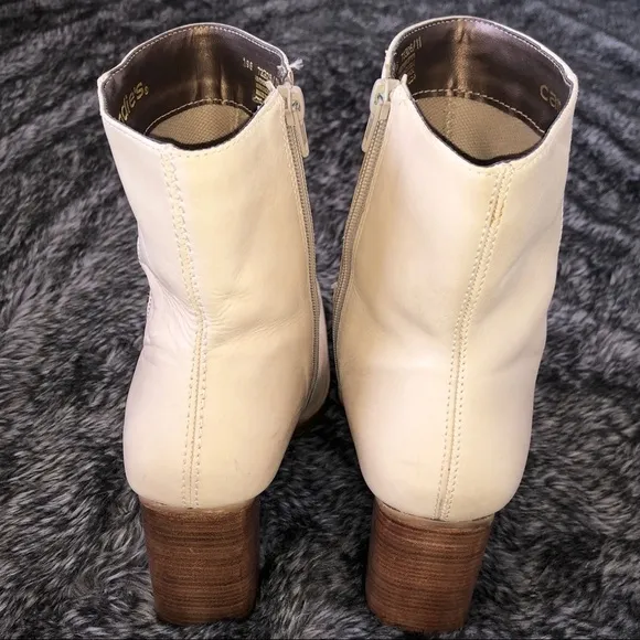 Vintage 90’s Candies wooden heel boots Size 10