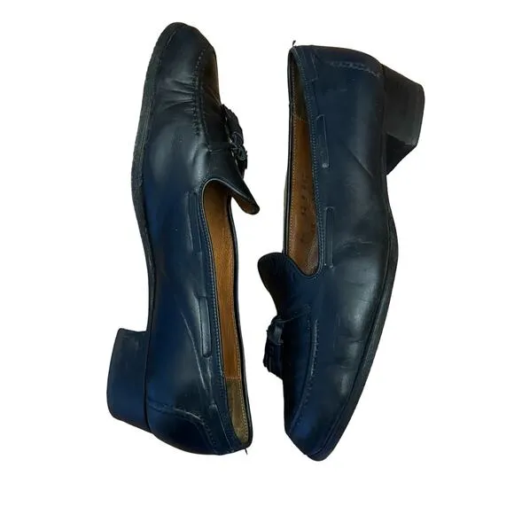 Vintage Brooks Brothers Ladies Black Flat Slip on Shoes size 8.5