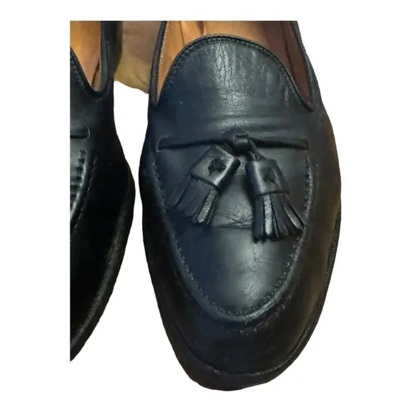 Vintage Brooks Brothers Ladies Black Flat Slip on Shoes size 8.5