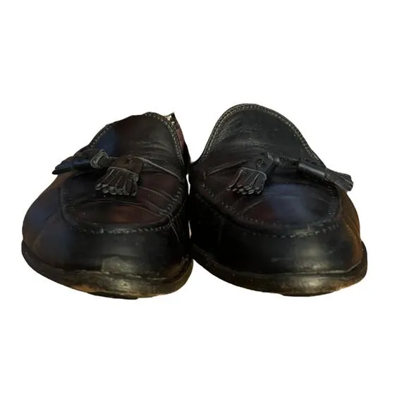 Vintage Brooks Brothers Ladies Black Flat Slip on Shoes size 8.5