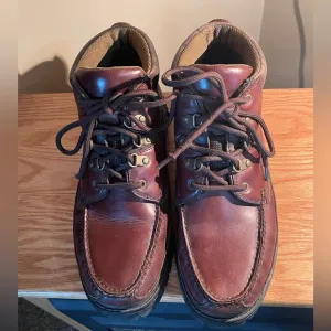 Vintage Cabelas Brown Leather Lace Up 6&quot; Boots-Horace