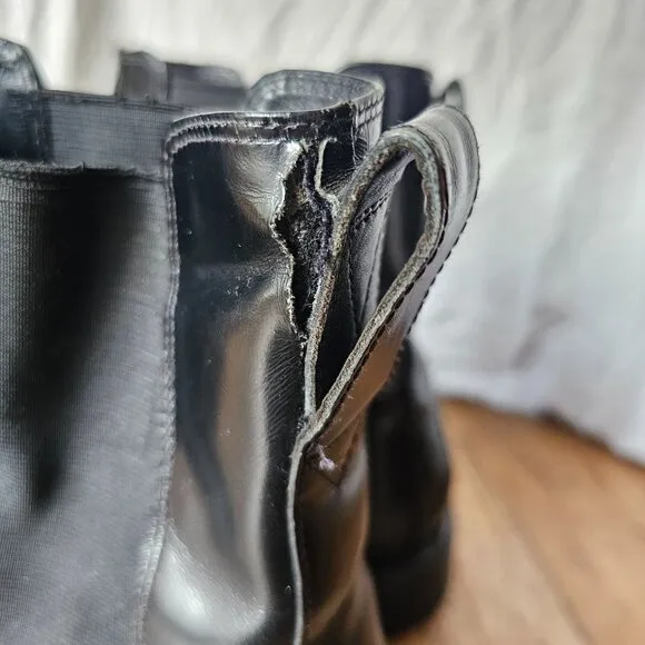 Vintage Cole Haan Black Leather Chelsea Ankle Boots WATERPROOF Men 10.5M
