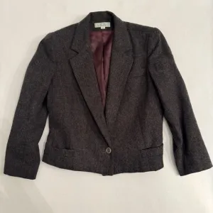 VINTAGE ILGWU UNION MADE -Prestige Of Boston SZ 6 Wool Gray Excellent Structured