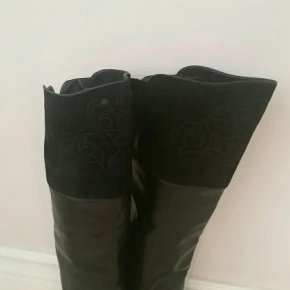 Vintage Italian Boots D'Rossana by karina knee high boots.