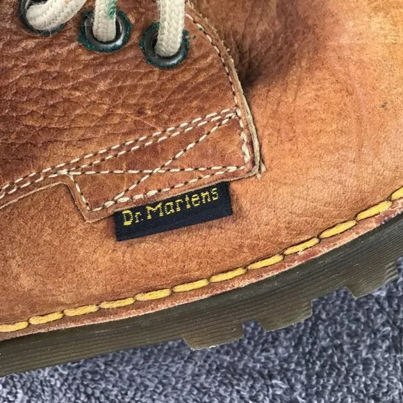 Vintage Made in England Dr. Martens Unisex Leather Lace Up Oxford Derby Sz 12