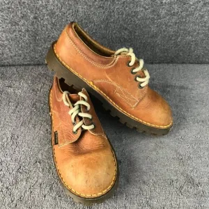 Vintage Made in England Dr. Martens Unisex Leather Lace Up Oxford Derby Sz 12