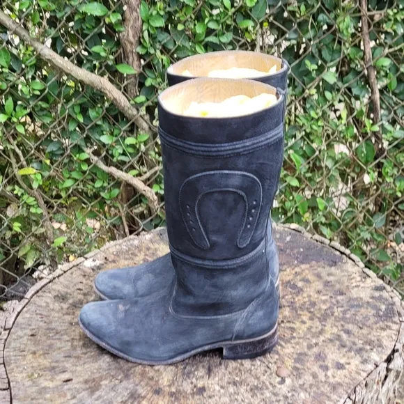 Vintage Moreno Romero Western Style Horseshoe Boots