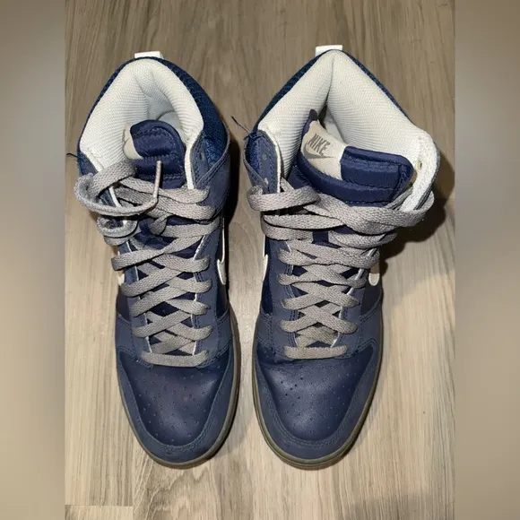 Vintage Nike Dunk High “Rice Owls” 2010 Men's Blue High-Top Sneakers