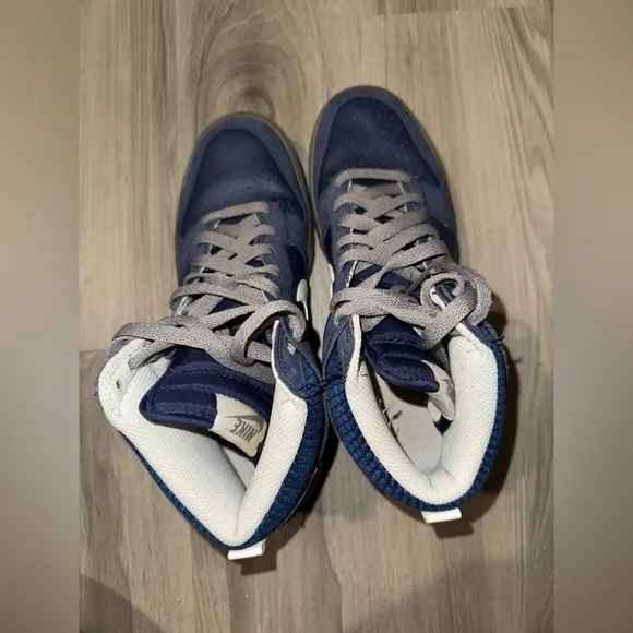 Vintage Nike Dunk High “Rice Owls” 2010 Men's Blue High-Top Sneakers