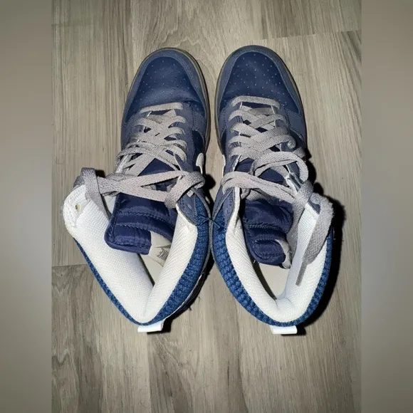 Vintage Nike Dunk High “Rice Owls” 2010 Men's Blue High-Top Sneakers