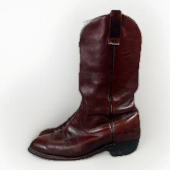 Vintage Red Wings Boots 82G 1872 Brown Leather Mens 8.5 EEE USA Western Cowboy