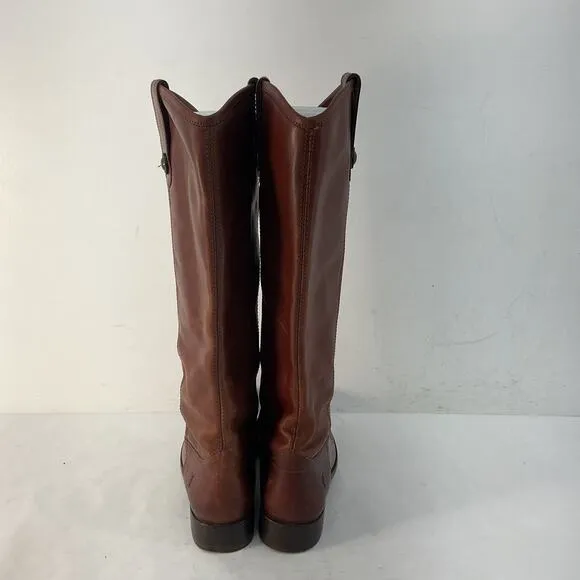 Vintage White Label FRYE Brown Leather Riding Boots, Women's Size 6B, Preowned