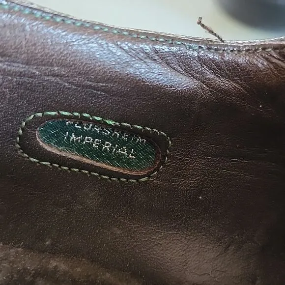 Vintage '60's Florsheim Alligator Leather Imperial Split Toe Shoes