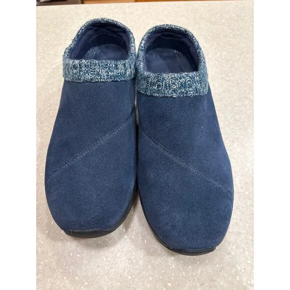 Vionic Arbor Women's Size 8.5 Suede Slip On Casual Nursing Clogs Walking Shoes