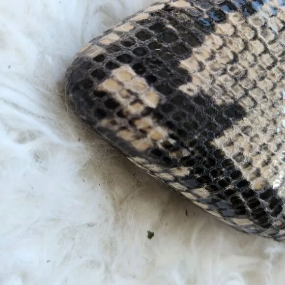 Vionic caballo comfort ballet slippers snake skin