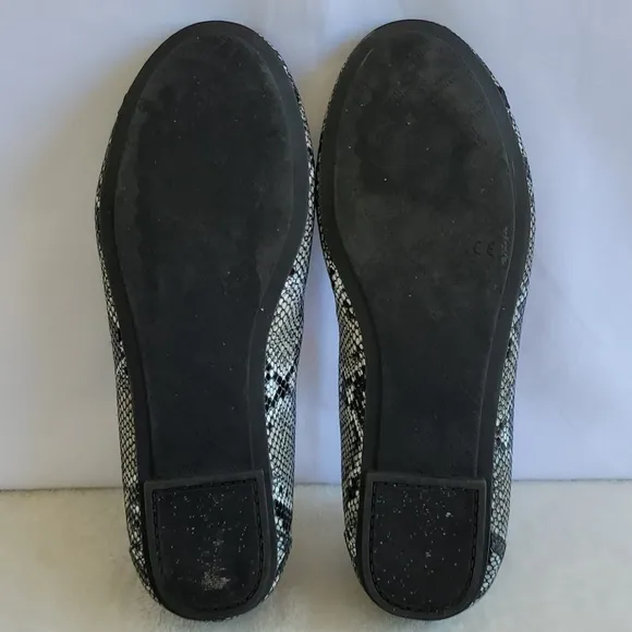 Vionic Caroll Flats Natural Snake Comfort Slip On Animal Print Round Toe