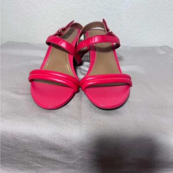 VIONIC Emmy Women's Size 9/EU 41 Coral Pink Orthotic Slingback 3&quot; Wedge Sandals