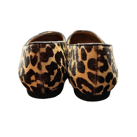Vionic Leopard Calf Hair Caballo Ballet Flat Womens Size 7.5