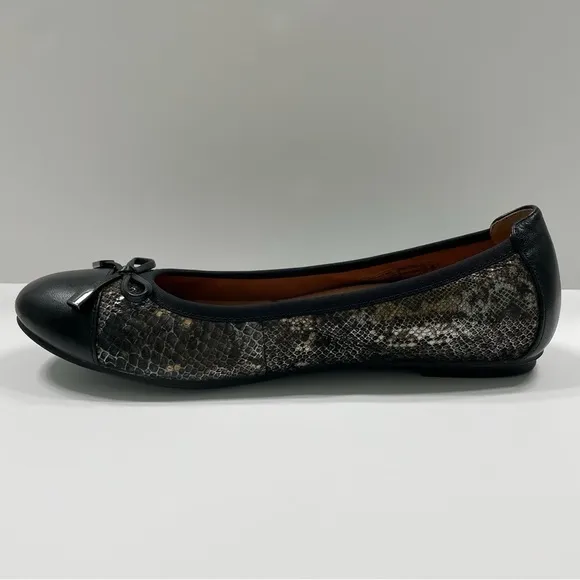 Vionic Minna Women’s Ballet Flat Boa Black Size 8