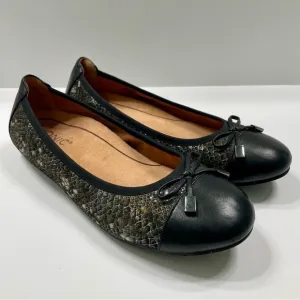 Vionic Minna Women’s Ballet Flat Boa Black Size 8