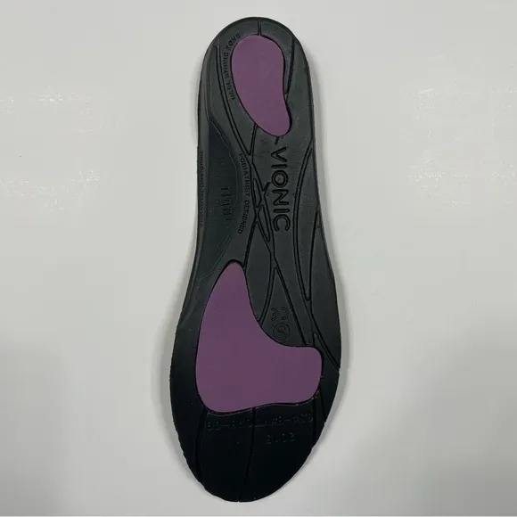 Vionic Minna Women’s Ballet Flat Boa Black Size 8