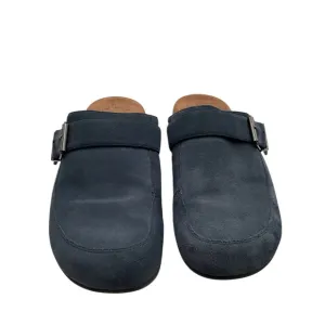 Vionic mules Suede Slip-On Shoes - Dark Blue size 8