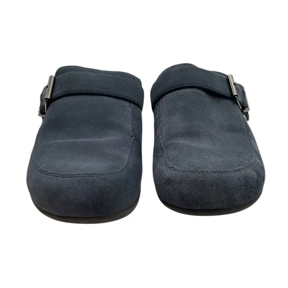 Vionic mules Suede Slip-On Shoes - Dark Blue size 8