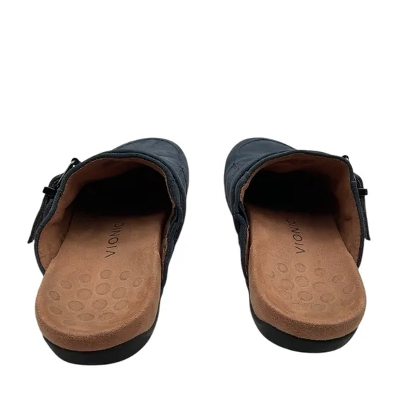 Vionic mules Suede Slip-On Shoes - Dark Blue size 8