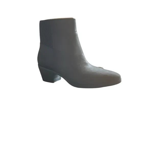 Vionic Shantelle Waterproof Side Zip Nubuck Leather Boots Size 8.5 New in Box