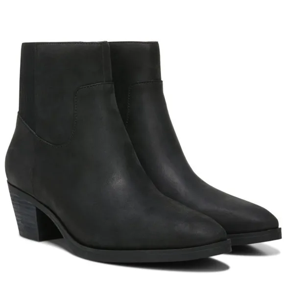 Vionic Shantelle Waterproof Side Zip Nubuck Leather Boots Size 8.5 New in Box