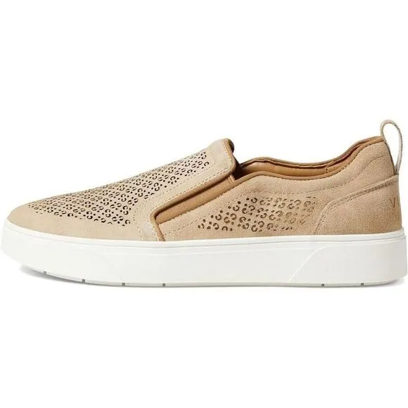 Vionic Kimmie I4686L1-200 Sneakers Women's 9 Tan Perforated Slip On Shoes FZP203