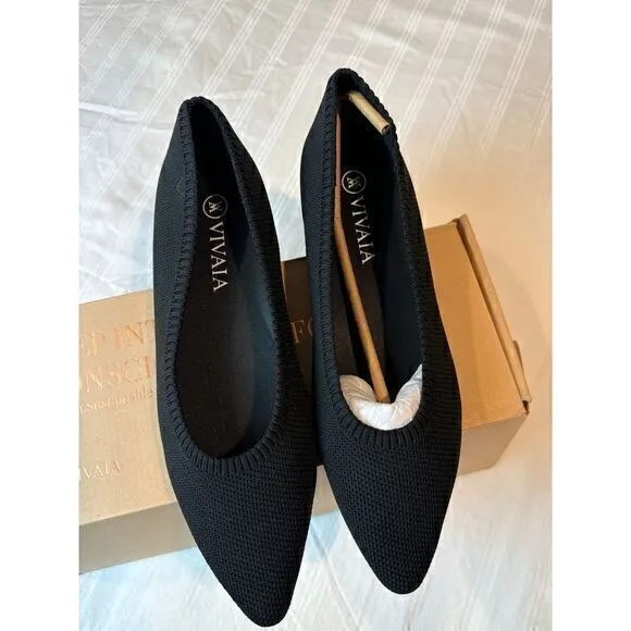 VIVAIA Pointed-Toe Ballet Flats (Aria 5°)‎ EUR 40 US 9