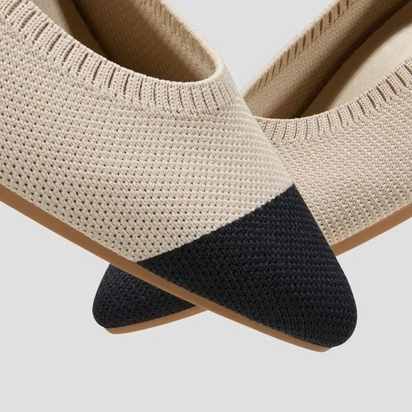VIVAIA Pointed-Toe Ballet Flats  size EU/39.5 US/8.5