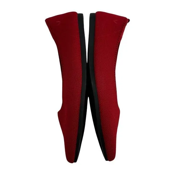 Vivaia Ruby Red Aria 5° Pointed Toe Flats