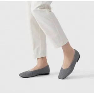 VIVAIA Women's Casual Flats Slip on Washable Ballet Square-Toe Style‎ EU/39 US/8