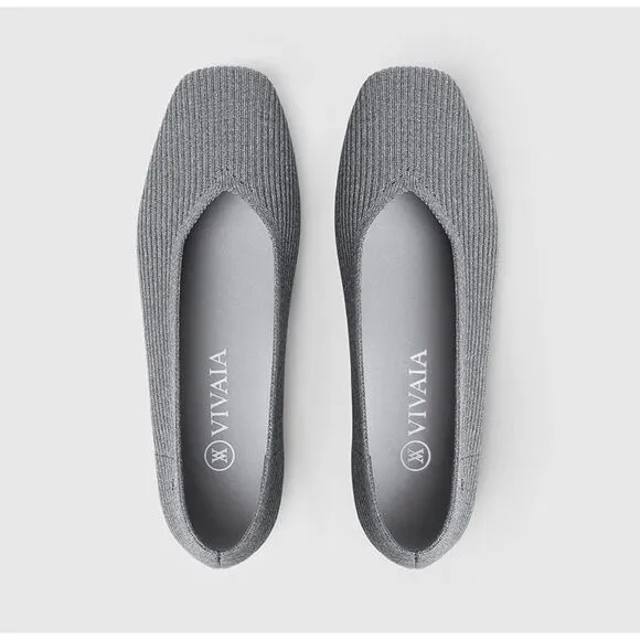 VIVAIA Women's Casual Flats Slip on Washable Ballet Square-Toe Style‎ EU/39 US/8