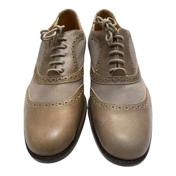 Vivienne Westwood Wing Tip Leather Brogue Oxford Derby Lace  Up Shoes Size 39