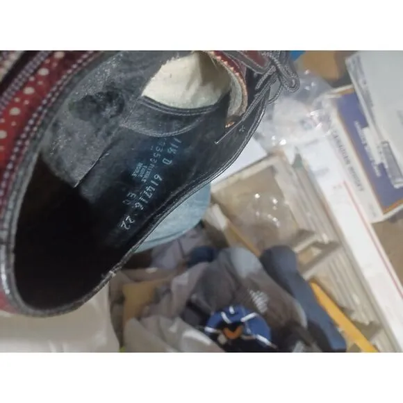 Vtg. Florsheim  Shoes 11.5 D Cordovan Brogue Leather Wing Tip‎ Mens 614716