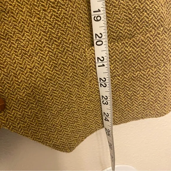Vtg Tan brown lined tweed waistcoat vintage button up character costume vest L