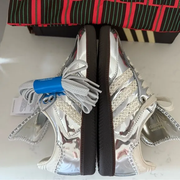 Wales Bonner X Adidas Samba OGSilver Metallic women’s Size 6.5