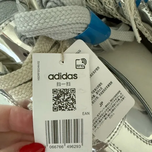 Wales Bonner X Adidas Samba OGSilver Metallic women’s Size 6.5