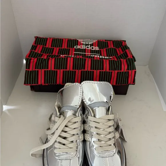 Wales Bonner X Adidas Samba OGSilver Metallic women’s Size 6.5