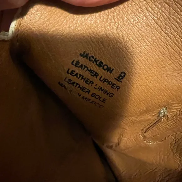 White Western Leather Boots